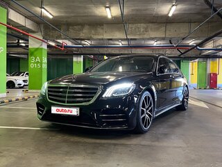 2016 Mercedes-Benz S-Класс 400 Long VI (W222, C217), чёрный, 3240000 рублей, вид 4