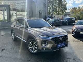 2019 Hyundai Santa Fe IV, бежевый, 2990000 рублей, вид 3