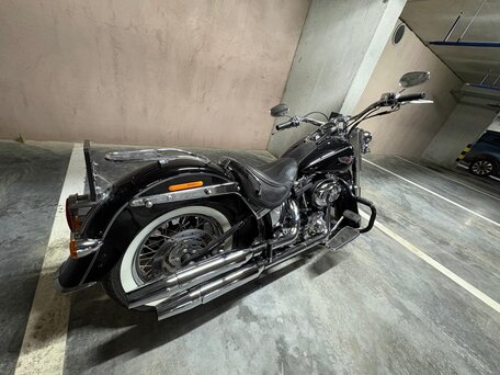 2013 Harley-Davidson Softail Deluxe, чёрный, 1197000 рублей, вид 3