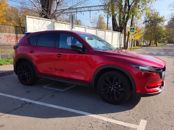 2021 Mazda CX-5 II Рестайлинг, красный, 3530000 рублей - вид 4