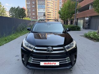 2017 Toyota Highlander III (XU50) Рестайлинг, чёрный, 3300000 рублей, вид 2