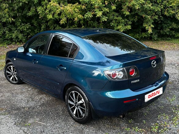 2007 Mazda 3 I (BK) Рестайлинг, синий, 620000 рублей - вид 7