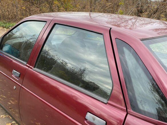 2005 Lada (ВАЗ) 2110, красный, 88000 рублей - вид 6