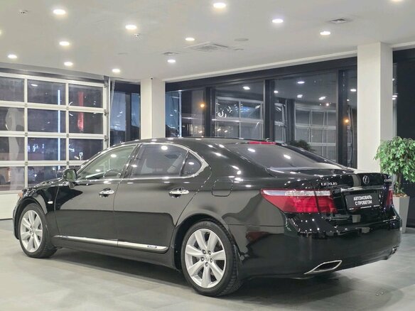 2008 Lexus LS 600h L IV, чёрный - вид 4