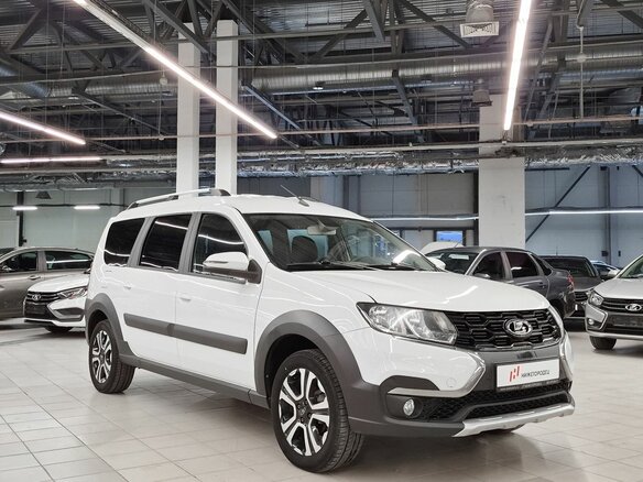 2021 Lada (ВАЗ) Largus Cross I Рестайлинг, белый, 1189000 рублей - вид 1