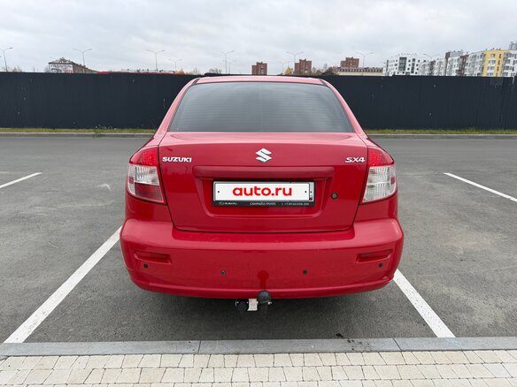 2008 Suzuki SX4 I (Classic), красный, 529000 рублей - вид 4