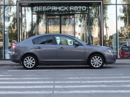 2008 Mazda 3 I (BK) Рестайлинг, серый, 595000 рублей, вид 4