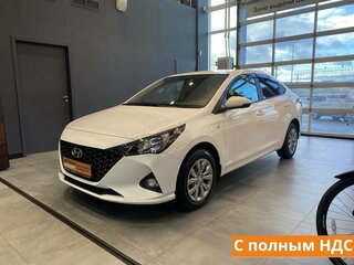 2022 Hyundai Solaris II Рестайлинг, белый, 1585000 рублей, вид 1