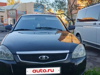 2008 Lada (ВАЗ) Priora I, чёрный, 320000 рублей, вид 1