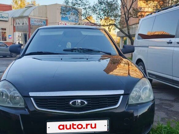2008 Lada (ВАЗ) Priora I, чёрный, 320000 рублей