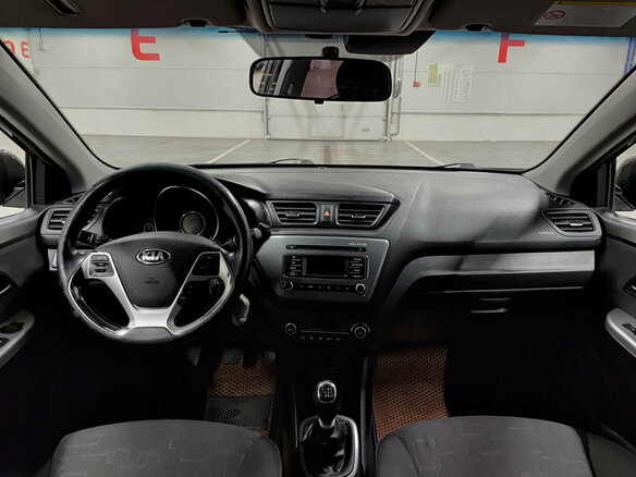 2015 Kia Rio III Рестайлинг, коричневый, 839000 рублей - вид 13