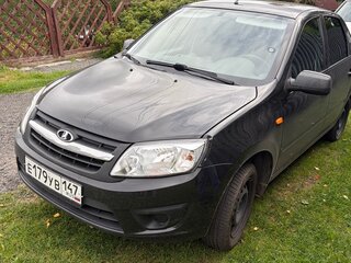 2015 Lada (ВАЗ) Granta I, чёрный, 499000 рублей, вид 1