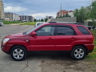 2008 Kia Sportage II Рестайлинг, красный, 739000 рублей, вид 4