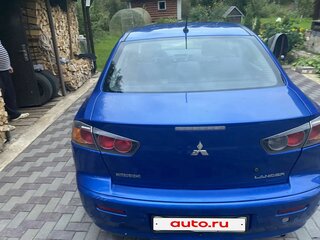 2010 Mitsubishi Lancer X, синий, 580000 рублей, вид 4