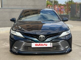 2018 Toyota Camry VIII (XV70), синий, 2875000 рублей, вид 3