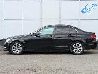 2012 Mercedes-Benz C-Класс 180 BlueEFFICIENCY III (W204) Рестайлинг, чёрный, 1150000 рублей, вид 4