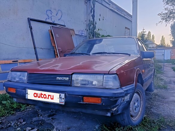 1985 Mazda 626 II (GC), пурпурный, 70000 рублей - вид 2