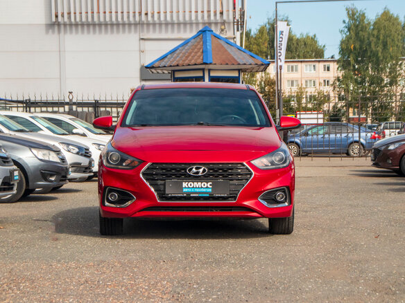 2018 Hyundai Solaris II, красный - вид 2
