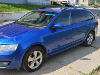 2015 Skoda Octavia III (A7), синий, 1400000 рублей, вид 3