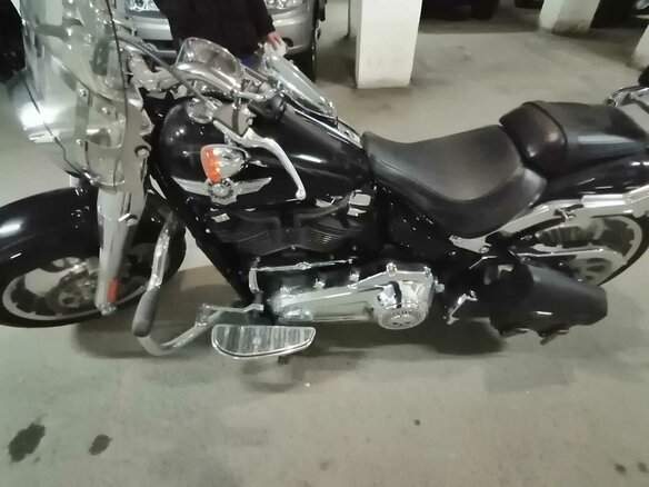 2021 Harley-Davidson Fat Boy, чёрный, 2450000 рублей - вид 1