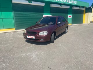 2007 Hyundai Accent ТагАЗ II, красный, 425000 рублей, вид 1
