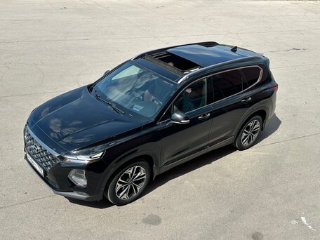 2019 Hyundai Santa Fe IV, чёрный, 2950000 рублей, вид 1