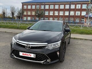 2018 Toyota Camry VII (XV50) Рестайлинг 2, чёрный, 2200000 рублей, вид 4