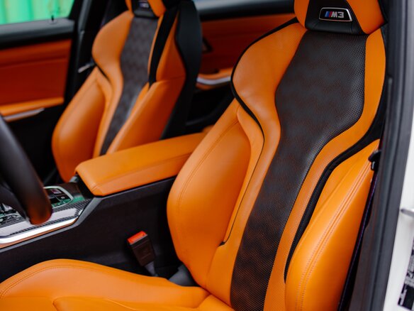2021 BMW M3 Competition Package VI (G80), белый, 6669836 рублей - вид 19
