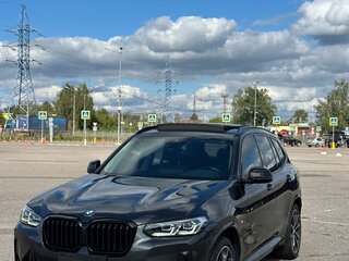 2021 BMW X3 30i xDrive III (G01) Рестайлинг, серый, 4600000 рублей, вид 3