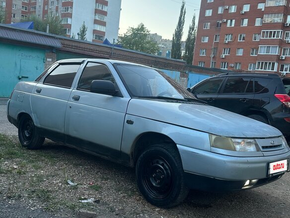 2001 Lada (ВАЗ) 2110, серебристый, 95000 рублей - вид 2