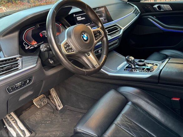 2020 BMW X7 30d I (G07), синий, 7500000 рублей - вид 6