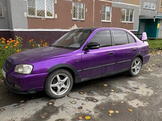 2003 Hyundai Accent ТагАЗ II, фиолетовый, 290000 рублей, вид 1