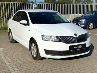 2018 Skoda Rapid I Рестайлинг, белый, 966000 рублей, вид 1
