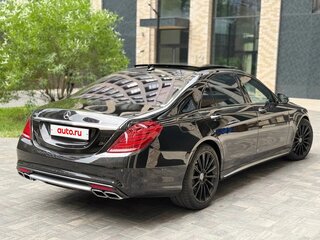 2015 Mercedes-Benz S-Класс AMG 63 AMG Long III (W222, C217), чёрный, 3780000 рублей, вид 4