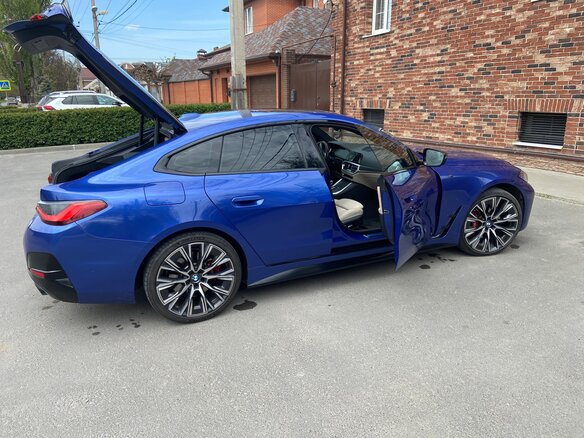 2023 BMW 4 серии 430i G22, G23, G26, синий - вид 2