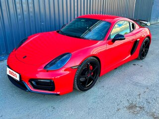2016 Porsche Cayman S II (981), красный, 5750000 рублей, вид 3