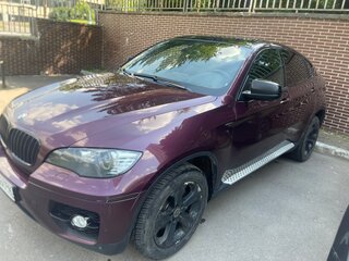 2009 BMW X6 35i 6-speed I (E71), красный, 1450000 рублей, вид 4