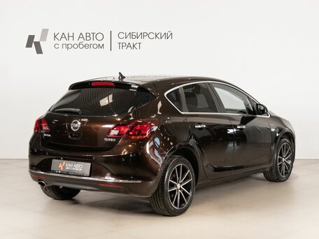 2013 Opel Astra J Рестайлинг, коричневый, 590000 рублей, вид 3