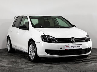2011 Volkswagen Golf VI, белый, 499000 рублей, вид 3