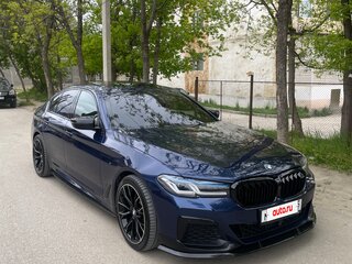 2018 BMW 5 серии 520d VII (G30/G31/G38), синий, 3440000 рублей, вид 5