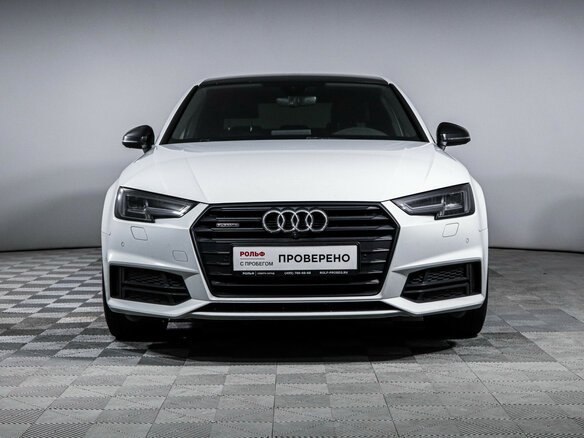 2017 Audi A4 V (B9), белый - вид 1