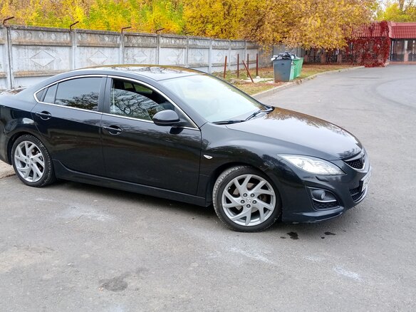 2010 Mazda 6 II (GH) Рестайлинг, чёрный - вид 13