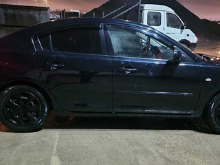 2008 Mazda 3 I (BK) Рестайлинг, чёрный, 600000 рублей, вид 3
