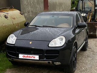 2006 Porsche Cayenne S I (955), чёрный, 1250000 рублей, вид 3