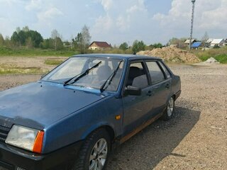 1996 Lada (ВАЗ) 21099, синий, 75000 рублей, вид 1