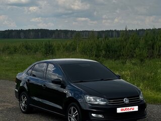2018 Volkswagen Polo V Рестайлинг, чёрный, 1250000 рублей, вид 2