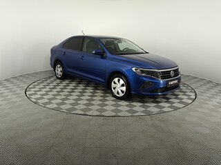 2021 Volkswagen Polo VI, синий, 1610000 рублей, вид 3