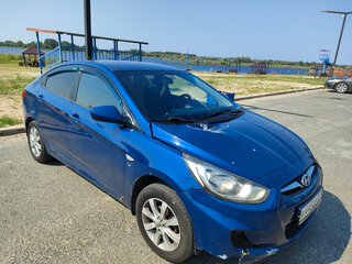 2011 Hyundai Solaris I, синий, 615000 рублей, вид 2