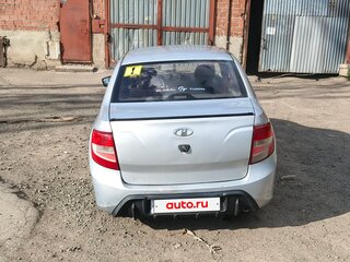 2014 Lada (ВАЗ) Granta I, серебристый, 280000 рублей, вид 4
