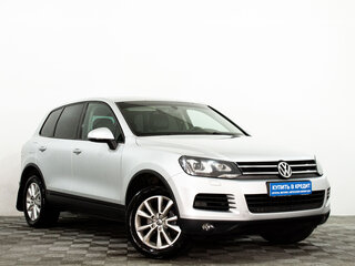 2012 Volkswagen Touareg II, серебристый, 1519000 рублей, вид 1